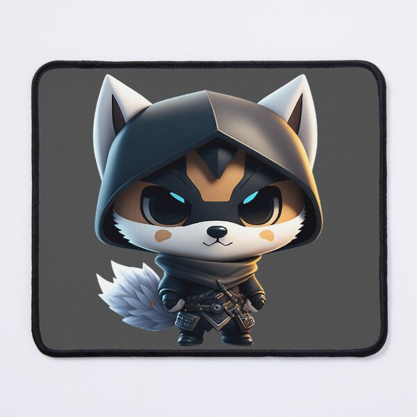 Item preview, Very Cute Ninja Wolf Digital Art designed and sold by AldonSneddon.
