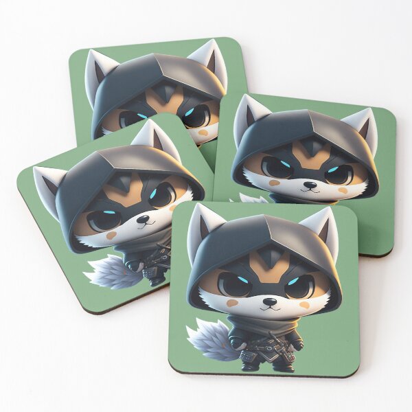 Item preview, Very Cute Ninja Wolf Digital Art  designed and sold by AldonSneddon.