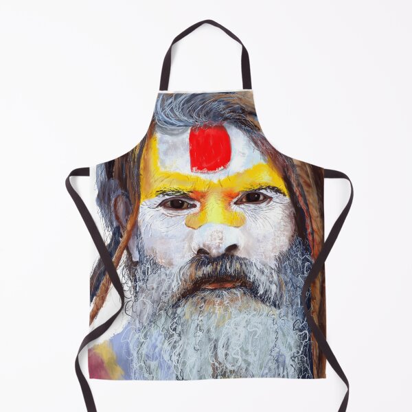 Item preview, Hindu Man Portrait Painting designed and sold by missdebi27.