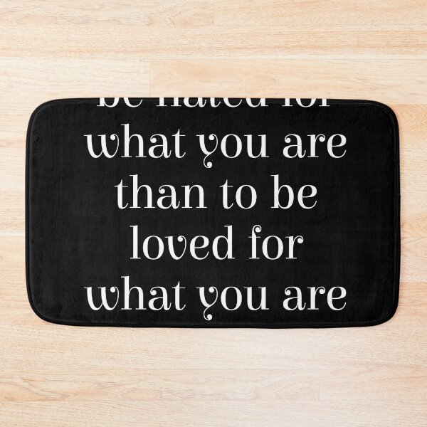 Item preview, It is better to be hated for what you are - Andre Gide Quote - Literature - Typography Print - Black designed and sold by Studio Grafiikka.