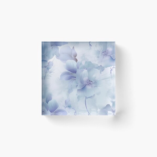 Item preview, tlouise blue orchids light pastel designed and sold by imginger755.
