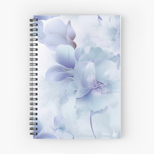 Item preview, tlouise blue orchids light pastel designed and sold by imginger755.