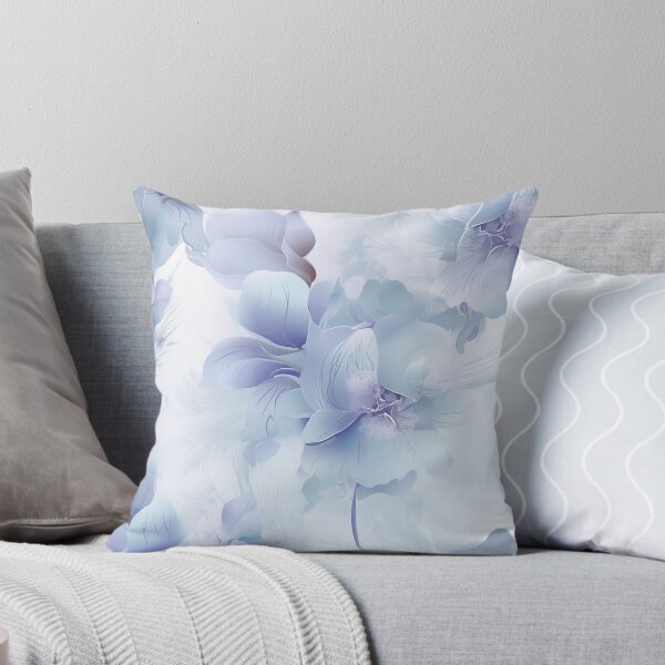 Item preview, tlouise blue orchids light pastel designed and sold by imginger755.