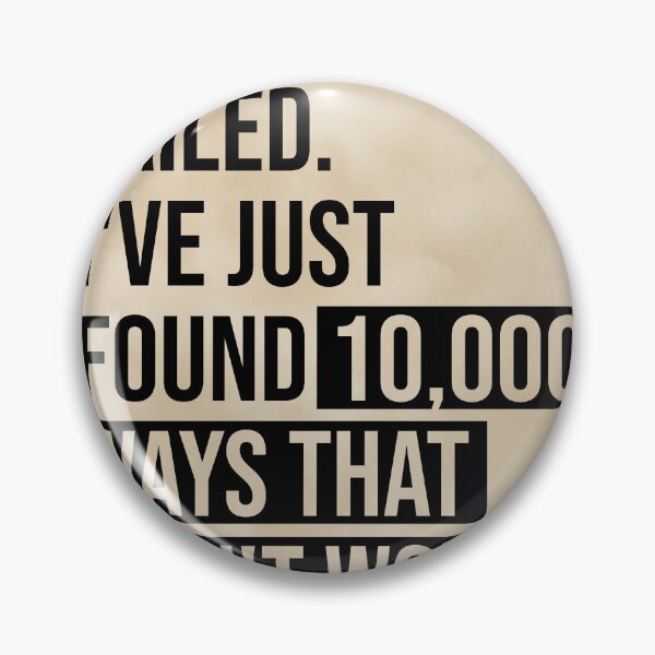 Item preview, I Have Not Failed - Thomas Alva Edison Quote - Literature - Typography Print - Vintage designed and sold by Studio Grafiikka.