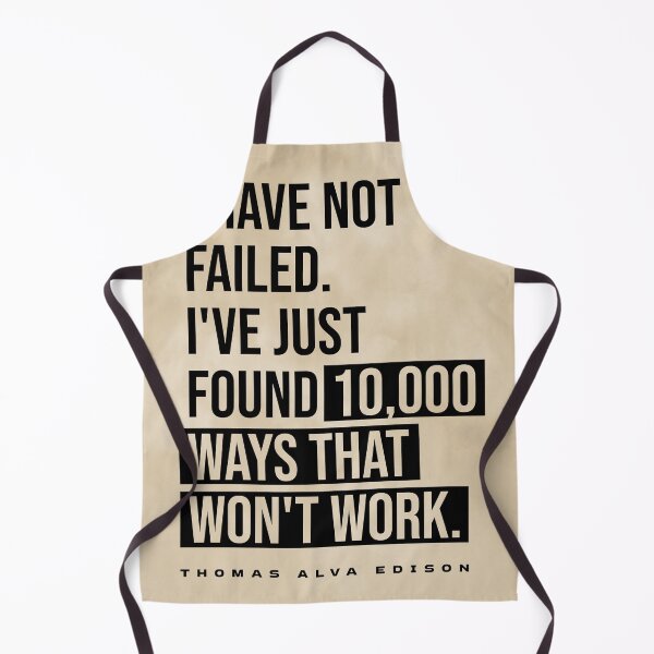 Item preview, I Have Not Failed - Thomas Alva Edison Quote - Literature - Typography Print - Vintage designed and sold by Studio Grafiikka.
