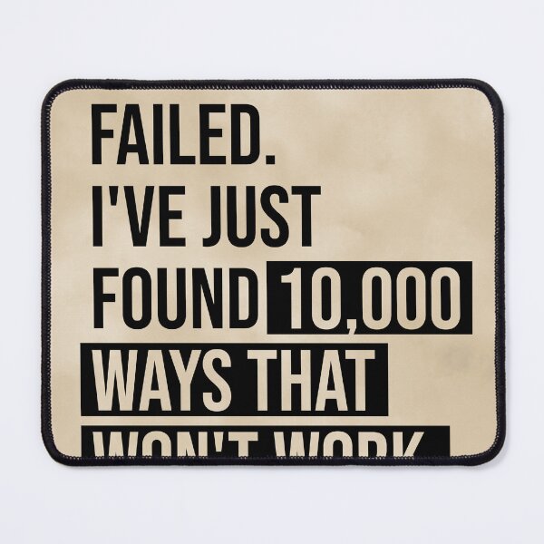 Item preview, I Have Not Failed - Thomas Alva Edison Quote - Literature - Typography Print - Vintage designed and sold by Studio Grafiikka.