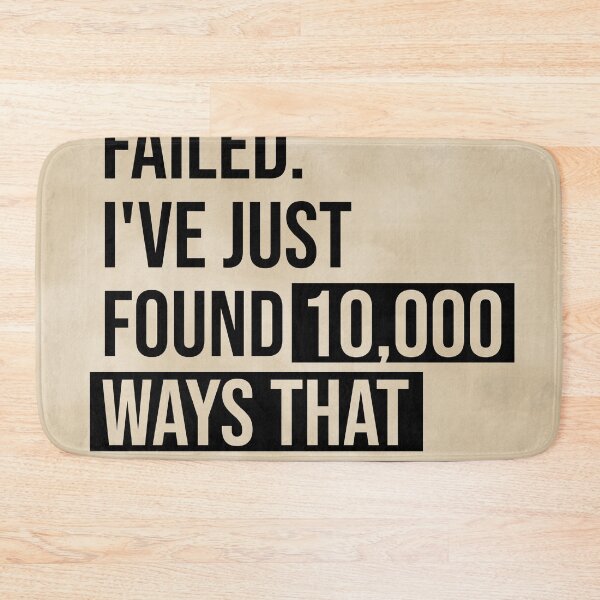 Item preview, I Have Not Failed - Thomas Alva Edison Quote - Literature - Typography Print - Vintage designed and sold by Studio Grafiikka.