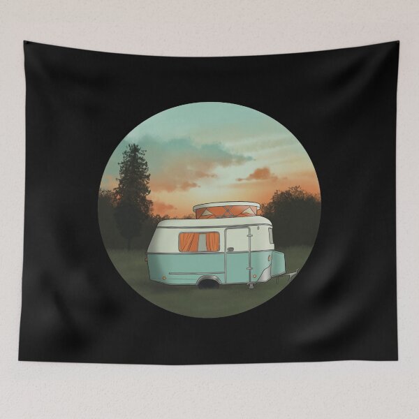 Item preview, Eriba caravan orange designed and sold by seitz-robbyn.