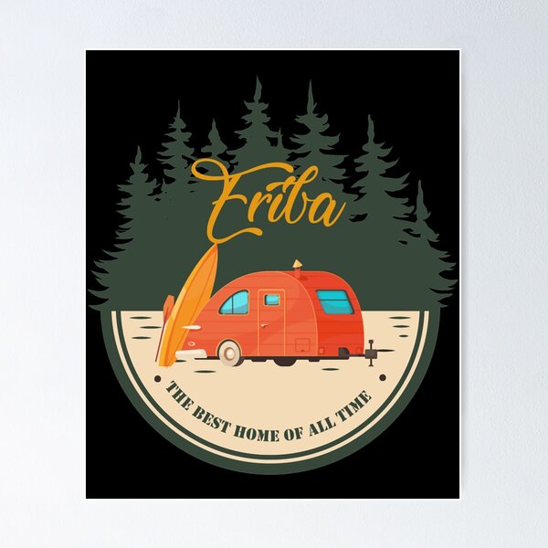 Item preview, Eriba caravan orange designed and sold by seitz-robbyn.