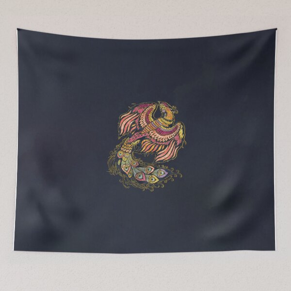 Item preview, Watercolor Phoenix bird  designed and sold by k9printart.