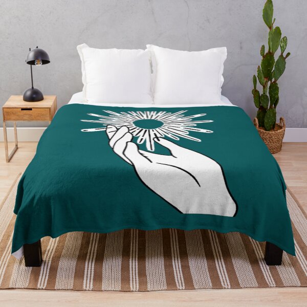 Item preview, Hand holding spark flame sun sticker S1 designed and sold by MittieRussel22.