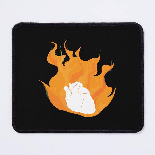 Item preview, Heart On Fire Sticker  designed and sold by MittieRussel22.