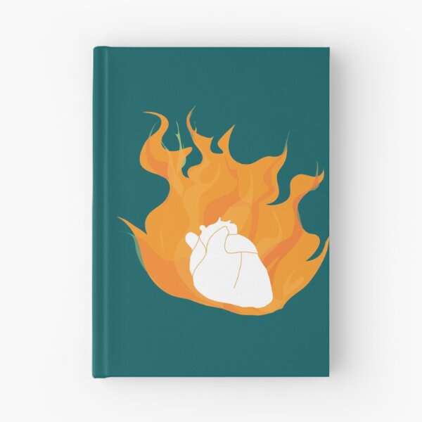 Item preview, Heart On Fire Sticker  designed and sold by MittieRussel22.