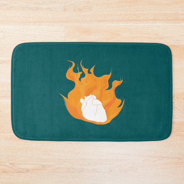Item preview, Heart On Fire Sticker  designed and sold by MittieRussel22.