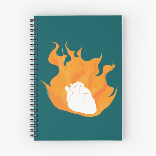 Item preview, Heart On Fire Sticker  designed and sold by MittieRussel22.