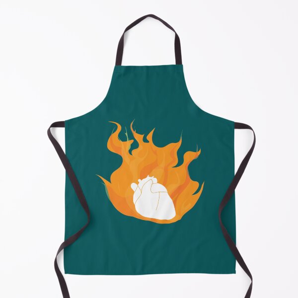 Item preview, Heart On Fire Sticker designed and sold by MittieRussel22.