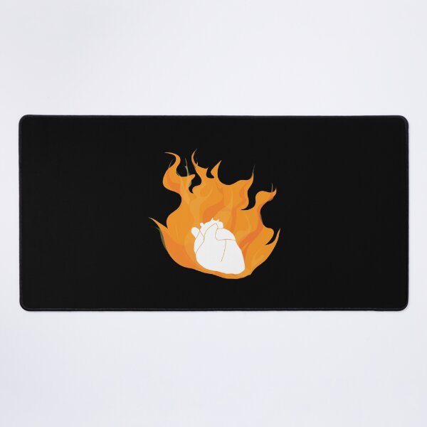 Item preview, Heart On Fire Sticker  designed and sold by MittieRussel22.