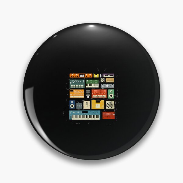 Item preview, Electronic Musician with Synthesizer and Drum Machine fan Classic  designed and sold by Susanefort.
