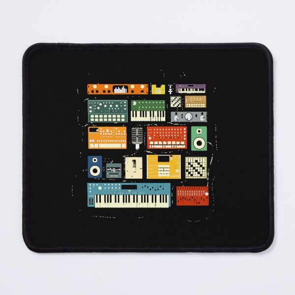 Item preview, Electronic Musician with Synthesizer and Drum Machine fan Classic  designed and sold by Susanefort.