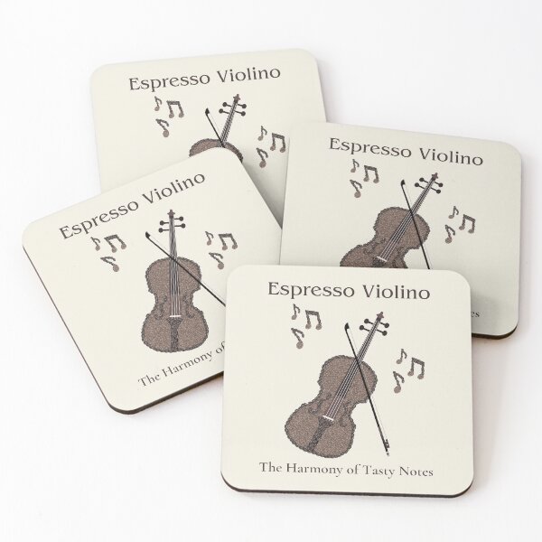 Item preview, Coffee Lover-Espresso Violino-Coffee Gifts-Violin Lovers-Coffee Bean Art designed and sold by artcolory.