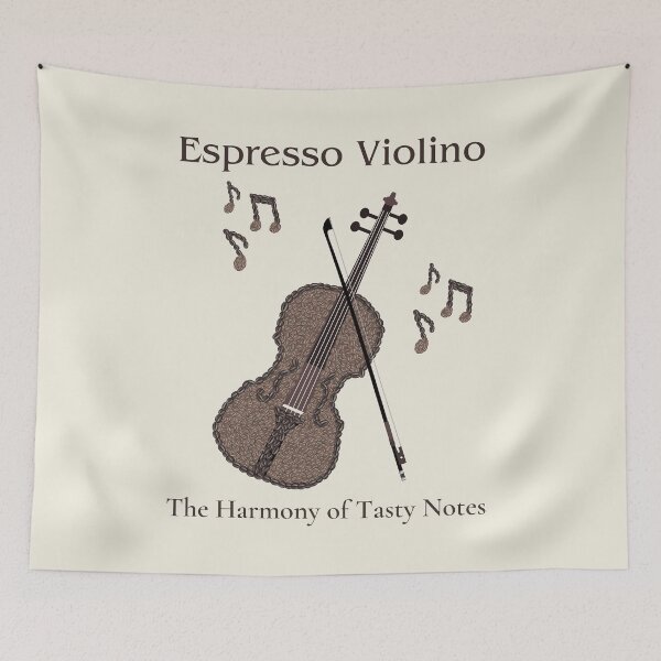 Item preview, Coffee Lover-Espresso Violino-Coffee Gifts-Violin Lovers-Coffee Bean Art designed and sold by artcolory.