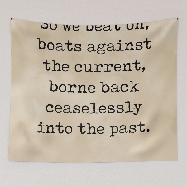 Item preview, So we beat on - F. Scott Fitzgerald Quote - Literature - Typewriter Print - Vintage designed and sold by Studio Grafiikka.