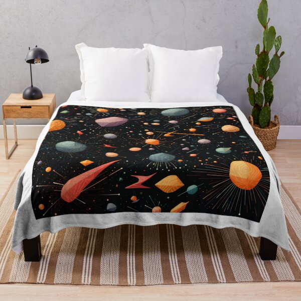 Item preview, Cosmic patterns: abstract bright meteorites designed and sold by Muangluang.