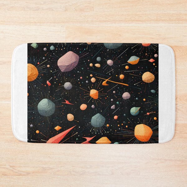 Item preview, Cosmic patterns: abstract bright meteorites designed and sold by Muangluang.