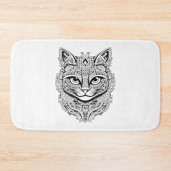 Item preview, Aztec Mayan Cat designed and sold by Cat & Puppy.