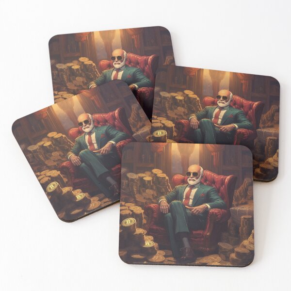 Item preview, Crypto Magnate gangster of a man sitting on a chair  designed and sold by YasirDemon7.