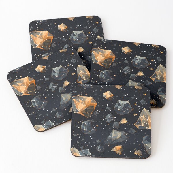 Item preview, Cosmic patterns: abstract diamond meteorites designed and sold by Muangluang.