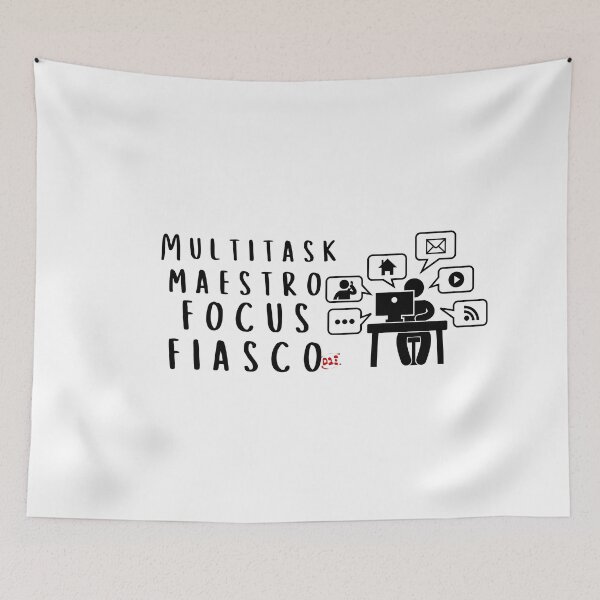 Item preview, Multitask Maestro, Focus Fiasco / RoYuMi designed and sold by royumi.