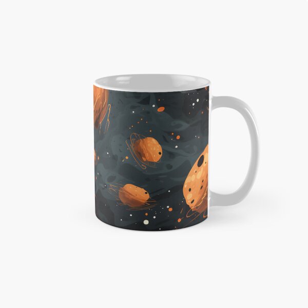 Artikelvorschau, Cosmic patterns: abstract orange sponge meteorites entworfen und verkauft von Muangluang.