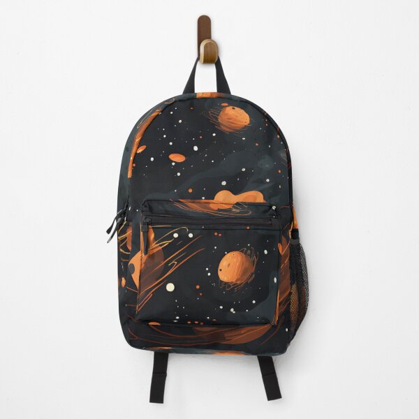 Item preview, Cosmic patterns: abstract orange sponge meteorites designed and sold by Muangluang.