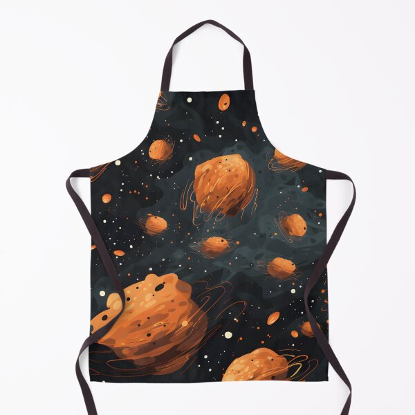 Item preview, Cosmic patterns: abstract orange sponge meteorites designed and sold by Muangluang.