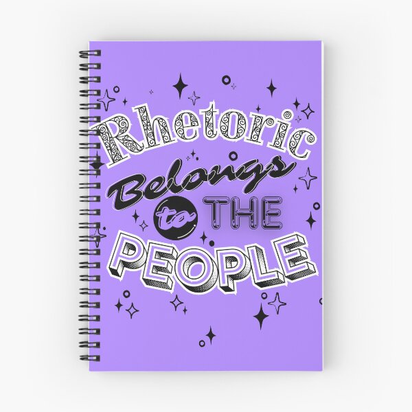 Item preview, Rhetoric for the People (purple/white) designed and sold by Ryan Skinnell.