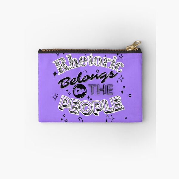Item preview, Rhetoric for the People (purple/white) designed and sold by Ryan Skinnell.