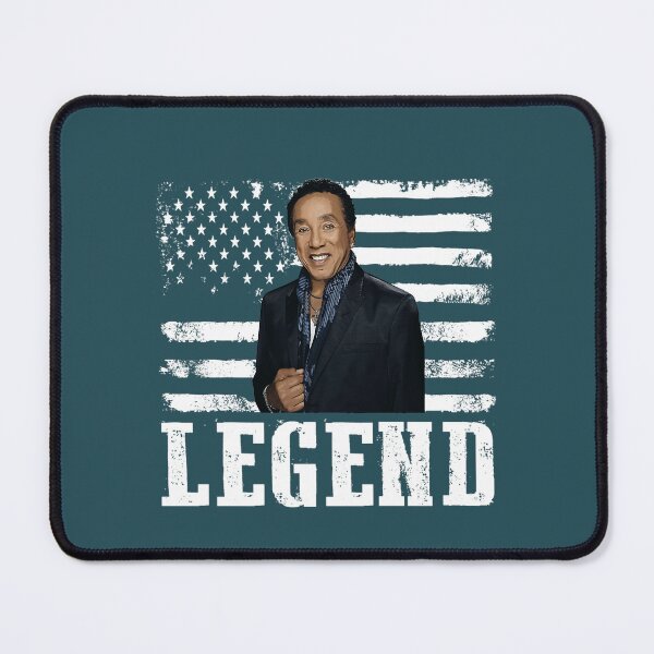 Item preview, Distressed American Flag Smokey Art Robinson Music designed and sold by ArlenBolduc.