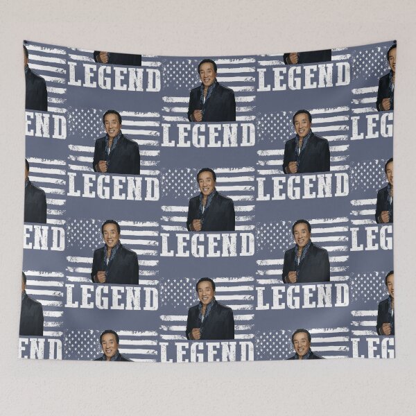 Item preview, Distressed American Flag Smokey Art Robinson Music designed and sold by ArlenBolduc.