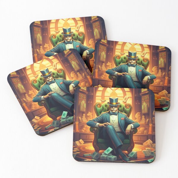 Item preview, Crypto Magnate gangster of a man sitting on a chair  designed and sold by YasirDemon7.
