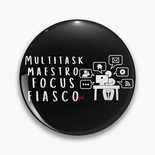 Item preview, Multitask Maestro, Focus Fiasco (dark) / RoYuMi designed and sold by royumi.