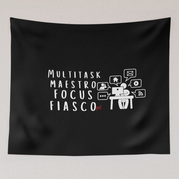 Item preview, Multitask Maestro, Focus Fiasco (dark) / RoYuMi designed and sold by royumi.