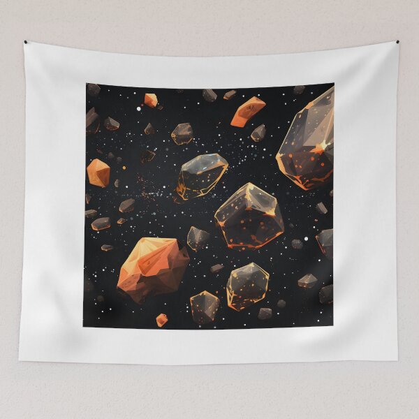 Item preview, Cosmic patterns: abstract diamond sponge meteorites designed and sold by Muangluang.