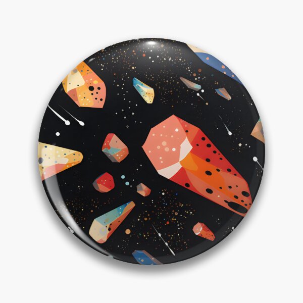 Item preview, Cosmic patterns: abstract colorful meteorites designed and sold by Muangluang.