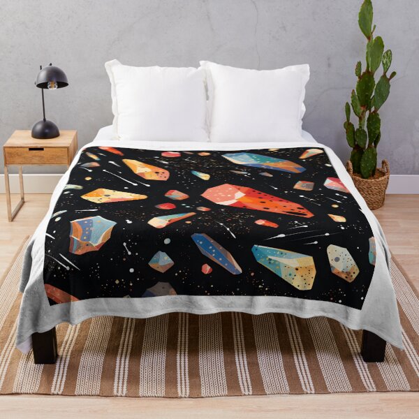 Item preview, Cosmic patterns: abstract colorful meteorites designed and sold by Muangluang.