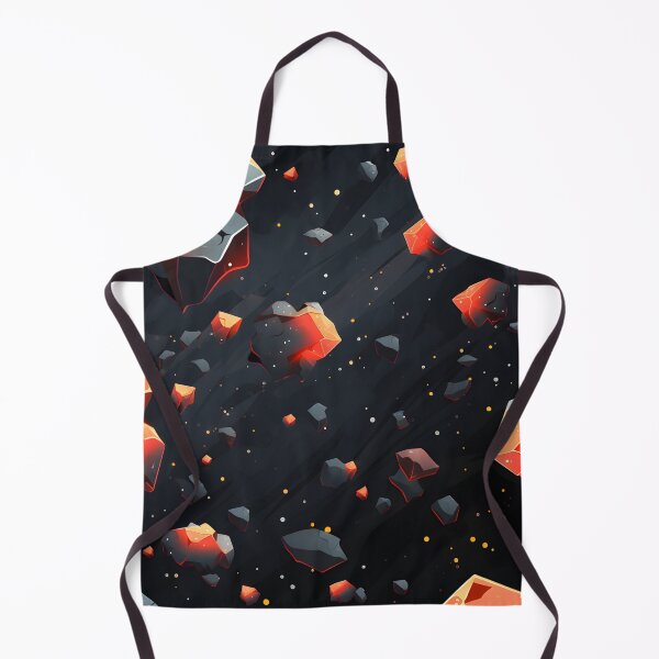 Item preview, Cosmic patterns: abstract orange and black sponge meteorites designed and sold by Muangluang.