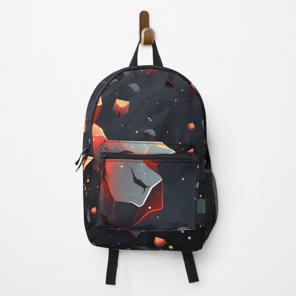 Item preview, Cosmic patterns: abstract orange and black sponge meteorites designed and sold by Muangluang.
