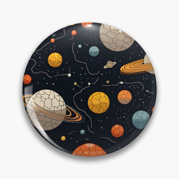 Item preview, Cosmic patterns: abstract planet rings meteorites designed and sold by Muangluang.