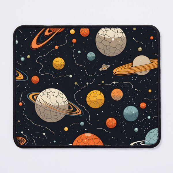 Item preview, Cosmic patterns: abstract planet rings meteorites designed and sold by Muangluang.