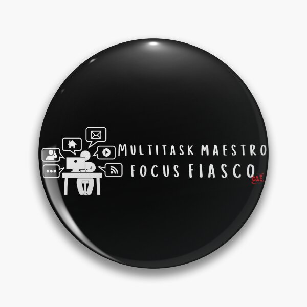 Item preview, Multitask Maestro, Focus Fiasco 2 (dark) / RoYuMi designed and sold by royumi.
